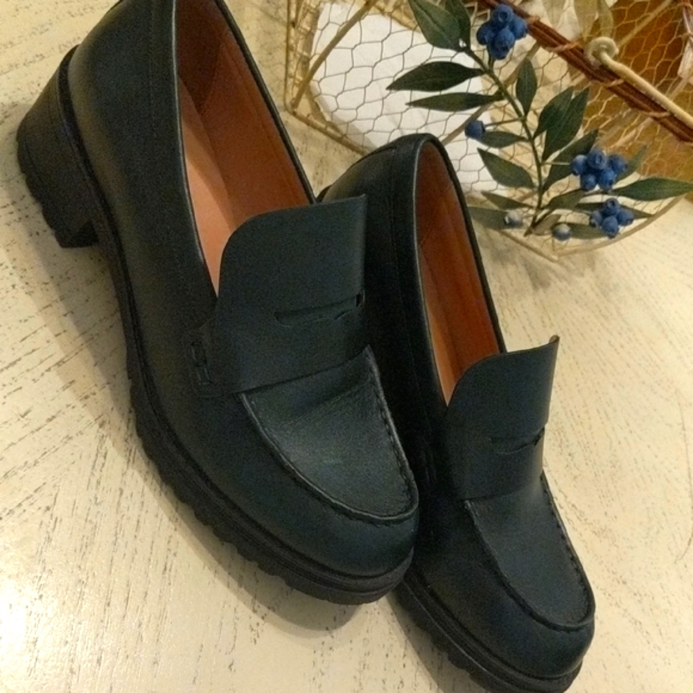 Cole Haan Dark Leather Loafers